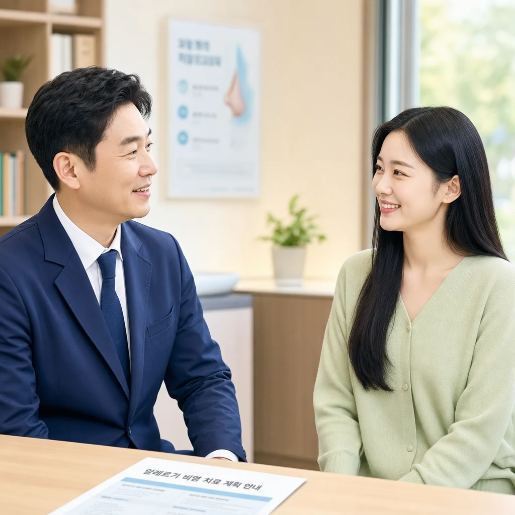 알레르기 비염 치료 시작부터 끝까지의 과정
